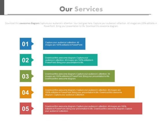 Five Steps Chart For Underlying Assumptions Powerpoint Template Five Steps Chart For Underlying Assumptions Powerpoint Template