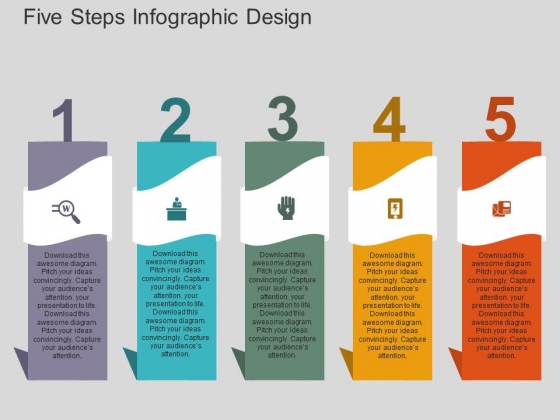 Five Steps Infographic Design Powerpoint Templates Five Steps Infographic Design Powerpoint Templates