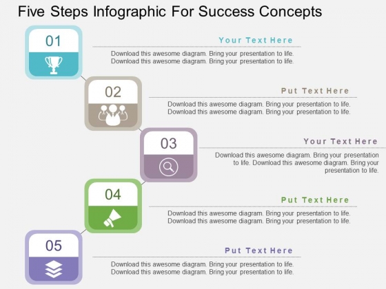 Five Steps Infographic For Success Concepts Powerpoint Templates Five Steps Infographic For Success Concepts Powerpoint Templates