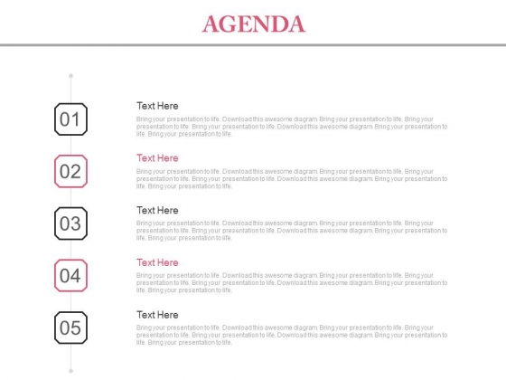 Five Steps Of Marketing Agenda Powerpoint Slides Five Steps Of Marketing Agenda Powerpoint Slides