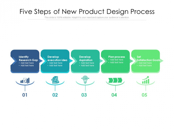 Five Steps Of New Product Design Process Ppt PowerPoint Presentation Gallery Graphics PDF Five Steps Of New Product Design Process Ppt PowerPoint Presentation Gallery Graphics PDF