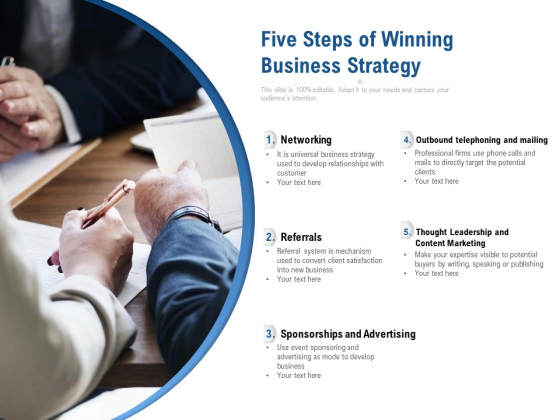 Five Steps Of Winning Business Strategy Ppt PowerPoint Presentation File Smartart PDF Five Steps Of Winning Business Strategy Ppt PowerPoint Presentation File Smartart PDF