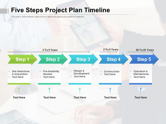 Five Steps Project Plan Timeline Ppt PowerPoint Presentation Show Rules Five Steps Project Plan Timeline Ppt PowerPoint Presentation Show Rules