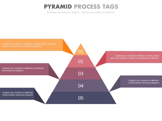Five Steps Pyramid Process Chart Powerpoint Slides Five Steps Pyramid Process Chart Powerpoint Slides