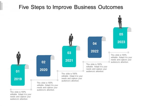 Five Steps To Improve Business Outcomes Ppt PowerPoint Presentation Model Portrait Five Steps To Improve Business Outcomes Ppt PowerPoint Presentation Model Portrait