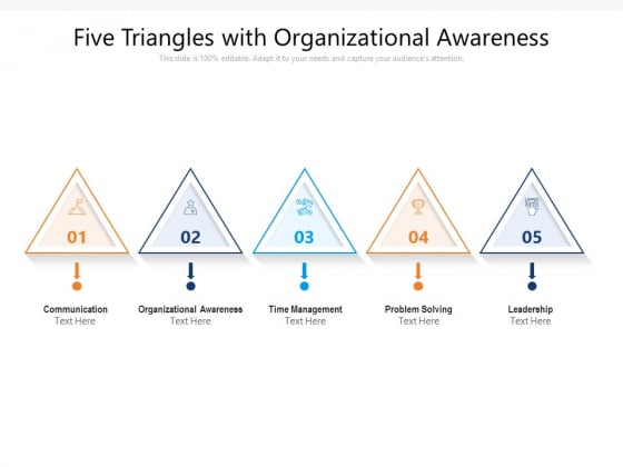 Five Triangles With Organizational Awareness Ppt PowerPoint Presentation File Maker PDF Five Triangles With Organizational Awareness Ppt PowerPoint Presentation File Maker PDF