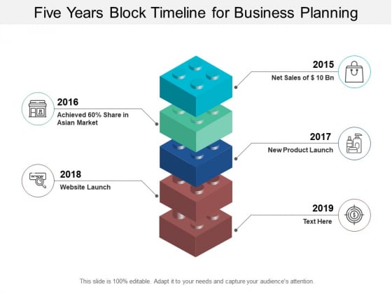 Five Years Block Timeline For Business Planning Ppt Powerpoint Presentation Portfolio Brochure Five Years Block Timeline For Business Planning Ppt Powerpoint Presentation Portfolio Brochure