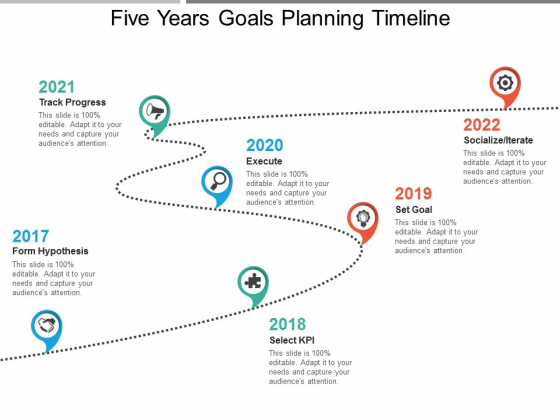 Five Years Goals Planning Timeline Ppt PowerPoint Presentation Tips Five Years Goals Planning Timeline Ppt PowerPoint Presentation Tips