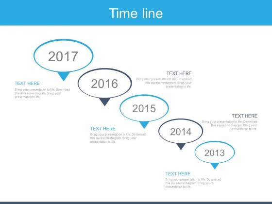 Five Years Sequential Timeline For Business Powerpoint Slides Five Years Sequential Timeline For Business Powerpoint Slides
