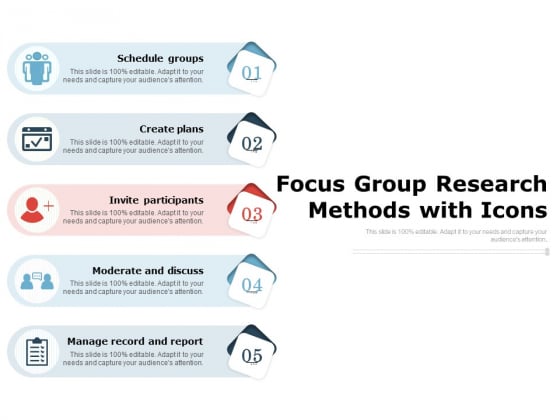 Focus Group Research Methods With Icons Ppt PowerPoint Presentation Icon Information PDF Focus Group Research Methods With Icons Ppt PowerPoint Presentation Icon Information PDF