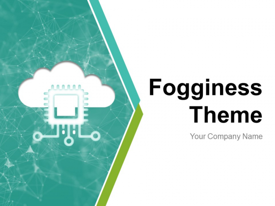 Fogginess Theme Arrow Inside Cloud Analytics Gear Icon Ppt PowerPoint Presentation Complete Deck