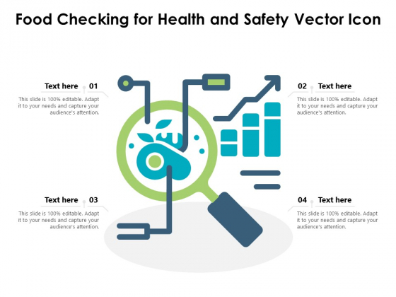 Food Checking For Health And Safety Vector Icon Ppt PowerPoint Presentation Slides Show PDF