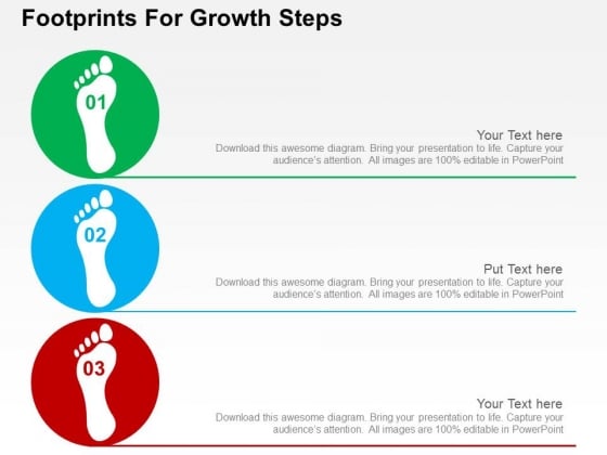 Footprints For Growth Steps Powerpoint Templates Footprints For Growth Steps Powerpoint Templates