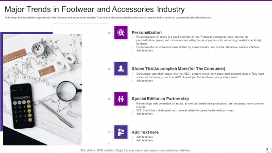 Footwear And Accessories Business Pitch Deck Major Trends In Footwear And Accessories Industry Graphics PDF Footwear And Accessories Business Pitch Deck Major Trends In Footwear And Accessories Industry Graphics PDF