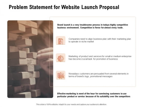 For Launching Company Site Problem Statement For Website Launch Proposal Information PDF For Launching Company Site Problem Statement For Website Launch Proposal Information PDF
