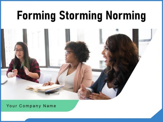 Forming Storming Norming Business Team Ppt PowerPoint Presentation Complete Deck