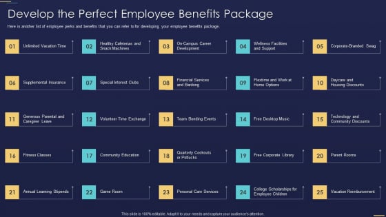 Formulating Workforce Experience Plan Company Develop The Perfect Employee Benefits Elements PDF Formulating Workforce Experience Plan Company Develop The Perfect Employee Benefits Elements PDF