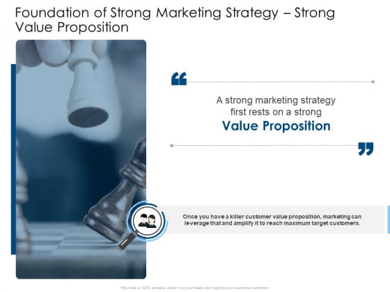 Foundation Of Strong Marketing Strategy Strong Value Proposition Background PDF Foundation Of Strong Marketing Strategy Strong Value Proposition Background PDF