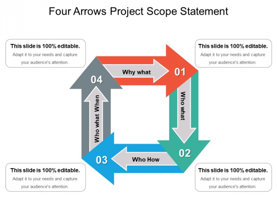 Four Arrows Project Scope Statement Ppt PowerPoint Presentation Ideas Four Arrows Project Scope Statement Ppt PowerPoint Presentation Ideas