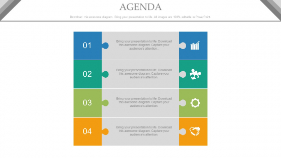Four Business Agenda Steps With Icons Powerpoint Slides Four Business Agenda Steps With Icons Powerpoint Slides