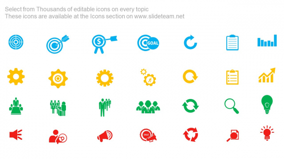 Four Business Agenda Steps With Icons Powerpoint Slides 
