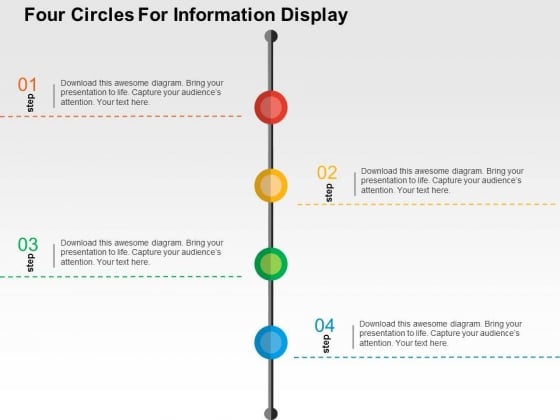 Four Circles For Information Display Powerpoint Templates Four Circles For Information Display Powerpoint Templates