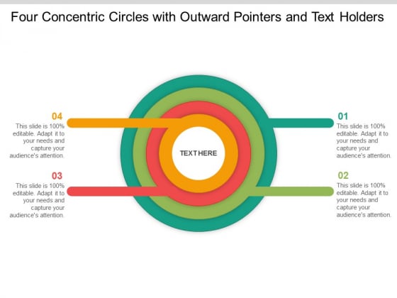 Four Concentric Circles With Outward Pointers And Text Holders Ppt Powerpoint Presentation Model Objects Four Concentric Circles With Outward Pointers And Text Holders Ppt Powerpoint Presentation Model Objects