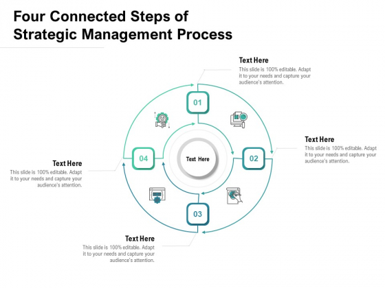 Four Connected Steps Of Strategic Management Process Ppt PowerPoint Presentation Slides Ideas Four Connected Steps Of Strategic Management Process Ppt PowerPoint Presentation Slides Ideas