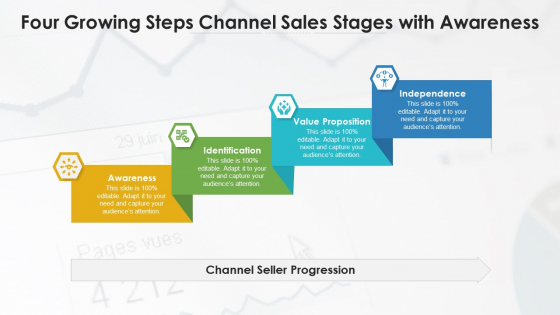 Four Growing Steps Channel Sales Stages With Awareness Ppt PowerPoint Presentation Gallery Icons PDF Four Growing Steps Channel Sales Stages With Awareness Ppt PowerPoint Presentation Gallery Icons PDF