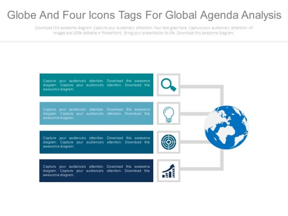 Four Infographic Tags For Global Agenda Analysis Powerpoint Template Four Infographic Tags For Global Agenda Analysis Powerpoint Template