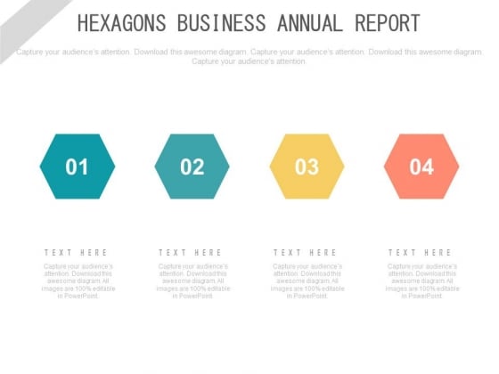 Four Linear Hexagons For Process Flow Powerpoint Template Four Linear Hexagons For Process Flow Powerpoint Template