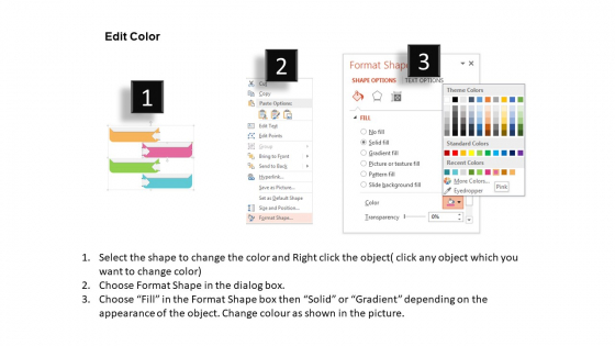 Four Numeric Banners Infographic PowerPoint Template Four Numeric Banners Infographic PowerPoint Template