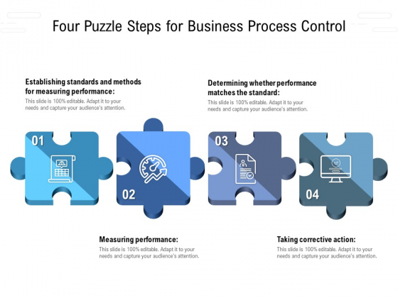 Four Puzzle Steps For Business Process Control Ppt File Pictures PDF Four Puzzle Steps For Business Process Control Ppt File Pictures PDF