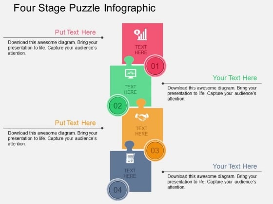 Four Stage Puzzle Infographic Powerpoint Templates Four Stage Puzzle Infographic Powerpoint Templates