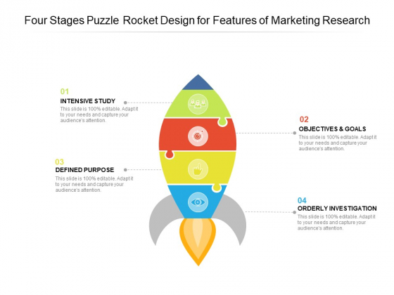 Four Stages Puzzle Rocket Design For Features Of Marketing Research Ppt Powerpoint Presentation Gallery Shapes Pdf Four Stages Puzzle Rocket Design For Features Of Marketing Research Ppt Powerpoint Presentation Gallery Shapes Pdf