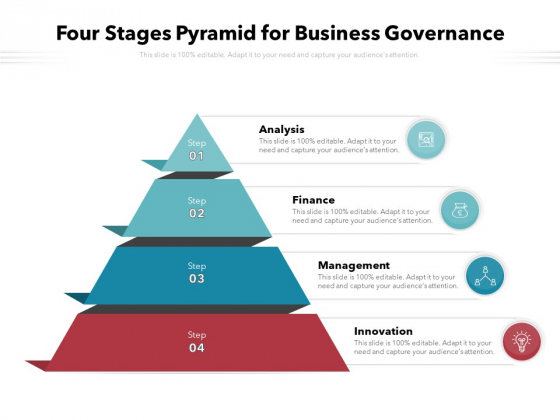 Four Stages Pyramid For Business Governance Ppt PowerPoint Presentation File Templates PDF Four Stages Pyramid For Business Governance Ppt PowerPoint Presentation File Templates PDF