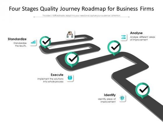 Four Stages Quality Journey Roadmap For Business Firms Ppt PowerPoint Presentation Icon Graphic Images PDF Four Stages Quality Journey Roadmap For Business Firms Ppt PowerPoint Presentation Icon Graphic Images PDF