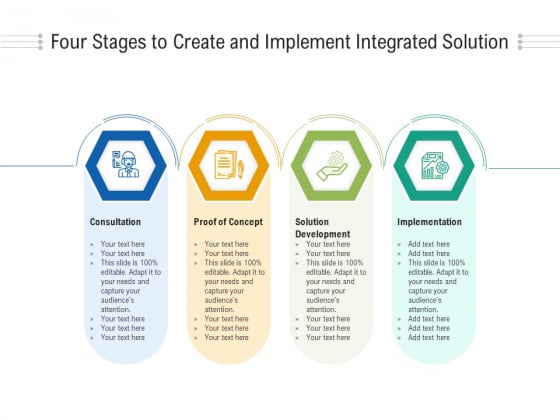 Four Stages To Create And Implement Integrated Solution Ppt PowerPoint Presentation Gallery Portfolio PDF Four Stages To Create And Implement Integrated Solution Ppt PowerPoint Presentation Gallery Portfolio PDF