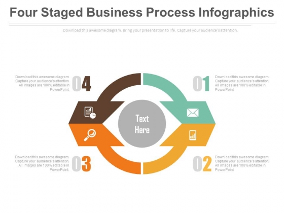Four Steps Circular Infographic Powerpoint Slides Four Steps Circular Infographic Powerpoint Slides