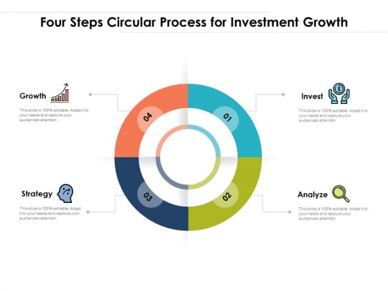 Four Steps Circular Process For Investment Growth Ppt PowerPoint Presentation Gallery Tips PDF Four Steps Circular Process For Investment Growth Ppt PowerPoint Presentation Gallery Tips PDF