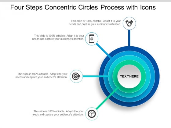 Four Steps Concentric Circles Process With Icons Ppt Powerpoint Presentation Styles Clipart Images Four Steps Concentric Circles Process With Icons Ppt Powerpoint Presentation Styles Clipart Images