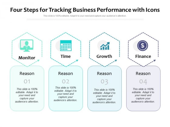 Four Steps For Tracking Business Performance With Icons Ppt PowerPoint Presentation File Styles PDF Four Steps For Tracking Business Performance With Icons Ppt PowerPoint Presentation File Styles PDF