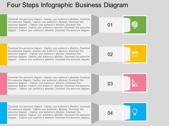 Four Steps Infographic Business Diagram Powerpoint Templates Four Steps Infographic Business Diagram Powerpoint Templates