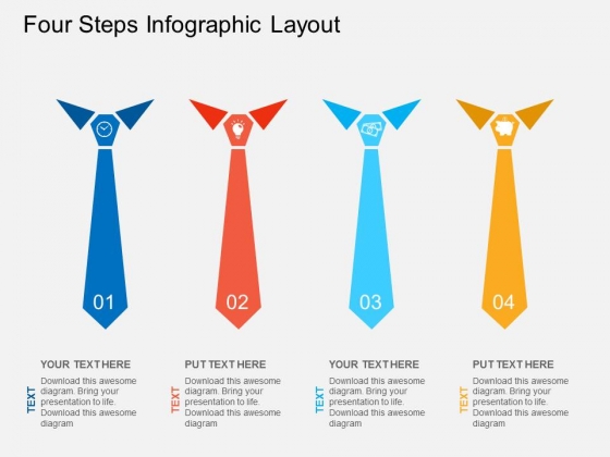Four Steps Infographic Layout Powerpoint Template Four Steps Infographic Layout Powerpoint Template