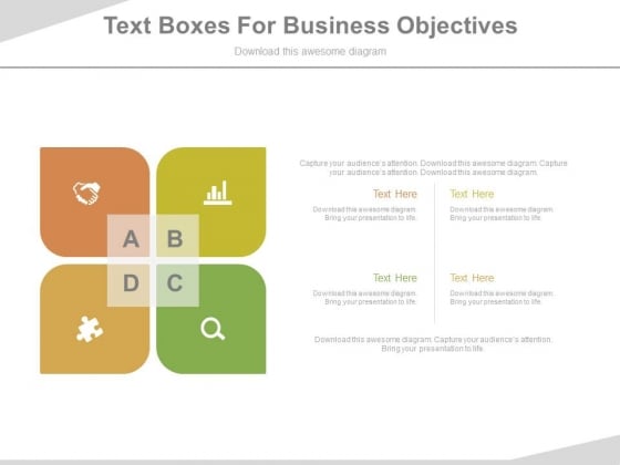 Four Steps Infographic Matrix Powerpoint Template Four Steps Infographic Matrix Powerpoint Template