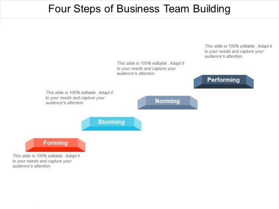 Four Steps Of Business Team Building Ppt PowerPoint Presentation Styles Influencers PDF Four Steps Of Business Team Building Ppt PowerPoint Presentation Styles Influencers PDF