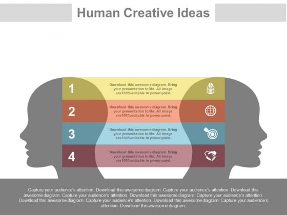 Four Steps Of Communication And Idea Sharing Powerpoint Slides Four Steps Of Communication And Idea Sharing Powerpoint Slides