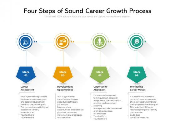 Four Steps Of Sound Career Growth Process Ppt PowerPoint Presentation Gallery Influencers PDF Four Steps Of Sound Career Growth Process Ppt PowerPoint Presentation Gallery Influencers PDF