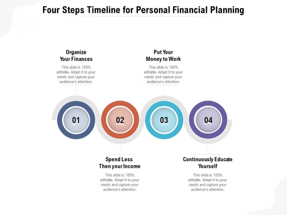 Four Steps Timeline For Personal Financial Planning Ppt PowerPoint Presentation Gallery Tips PDF Four Steps Timeline For Personal Financial Planning Ppt PowerPoint Presentation Gallery Tips PDF