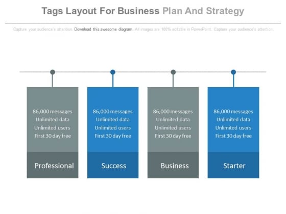 Four Tags Layout For Business Plan And Strategy Powerpoint Slides Four Tags Layout For Business Plan And Strategy Powerpoint Slides